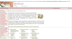 Desktop Screenshot of hochzeit-planer.com